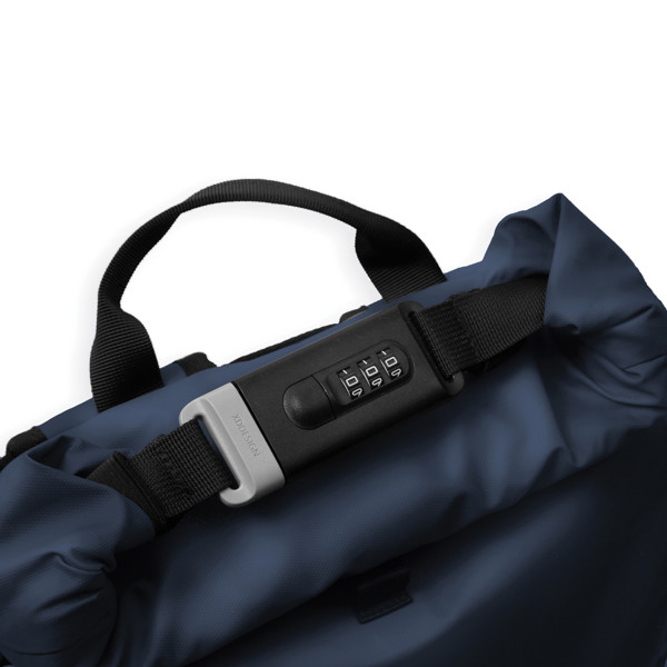 Sac à dos antivol et étanche Urban - Bleu Marine / Noir