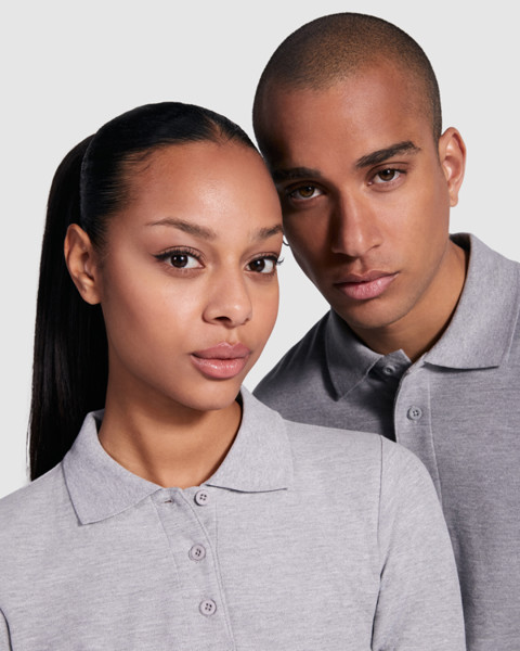 Langärmeliges Poloshirt Estrella Woman - TURQUOISE / S