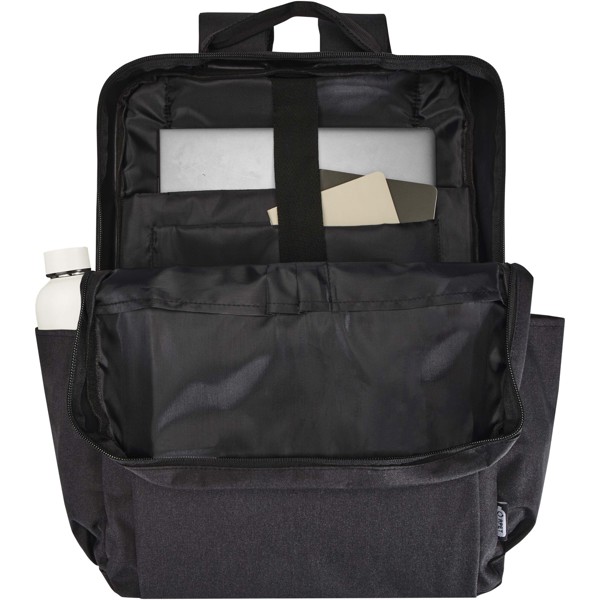 Libra 15" Laptop-Rucksack aus recyceltem GRS-Material 15 L - Heather Charcoal