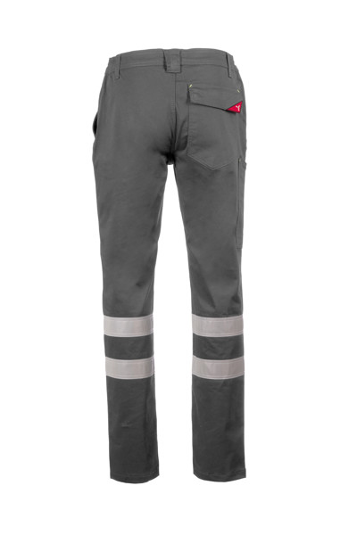 Calças de Trabalho - Engine Stretch Reflex - Cinza 