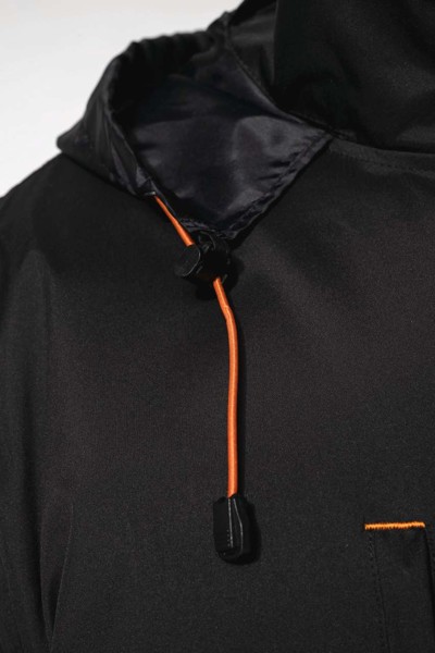 Jakna bluzon SCORE s odvojivim rukavima - Tamno Siva / Narančasta / 2XL