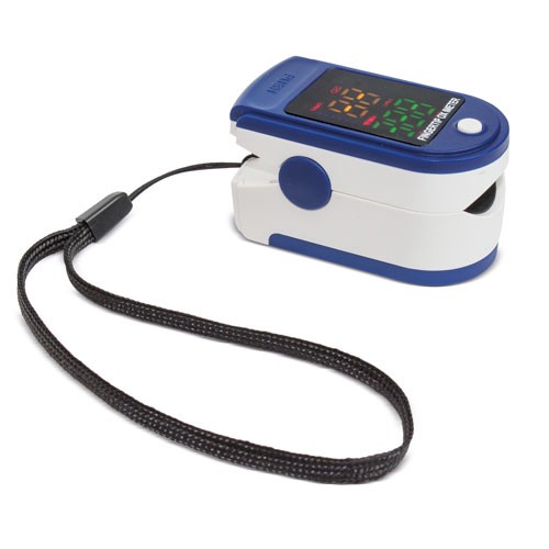 Prstni oksimeter, pulziometer, PP, 2 AAA bateriji