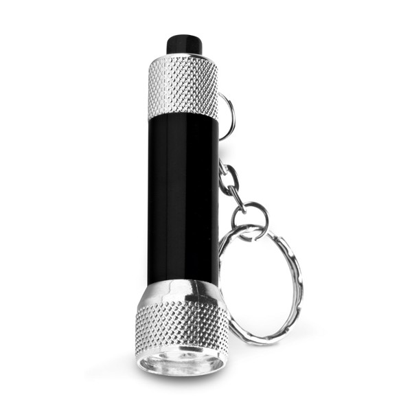 LERGAN. Keyring with LED - Black