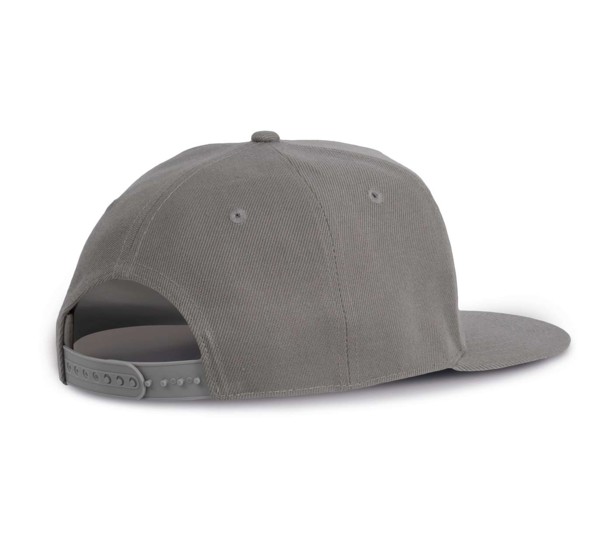 Snapback Cap - 5 Panels - White / White