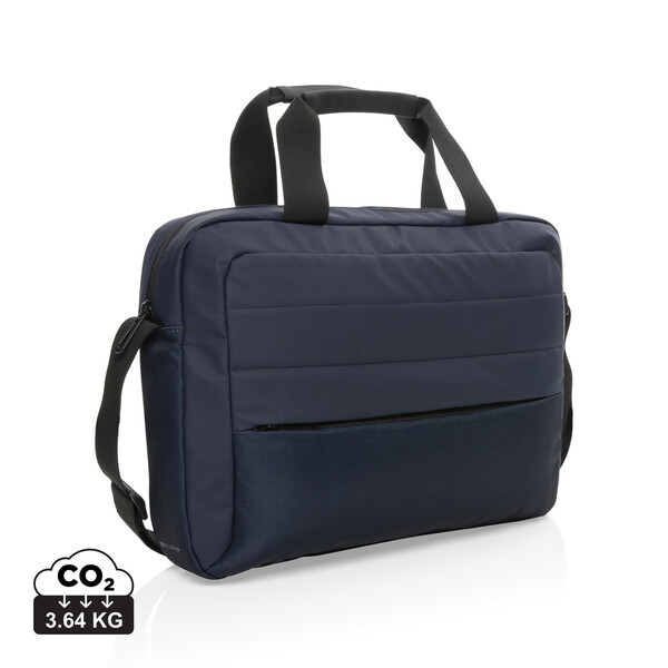 Sacoche pour ordinateur 15,6'' rPET AWARE™ Armond - Bleu Marine