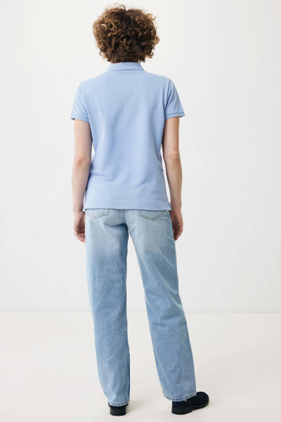 Dámské polo tričko Iqoniq Yosemite z recykl. bavlny - Sky Blue / XL