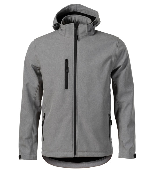 Softshellová Bunda Pánska Malfini® Performance - Tmavosivý Melír / 3XL