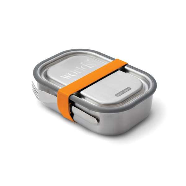 Veľká nerezová krabička na jedlo Black+Blum - Oranžová
