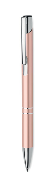 Recycled aluminium ball pen Bern Ra - Beige / Red