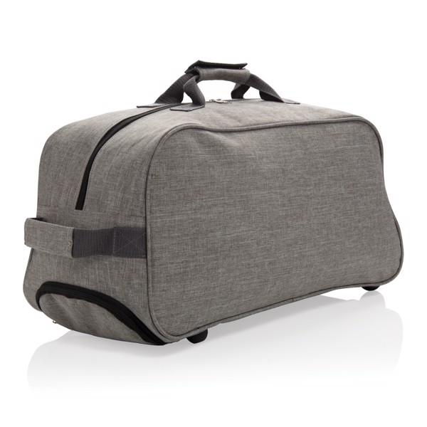 Xd Collection trolley bag, polyester, 55x26x28 cm - Grey