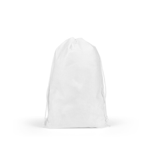 GIFT BAG L. Velký tepelně svařený netkaný sáček (60 g/m²) - Bílá