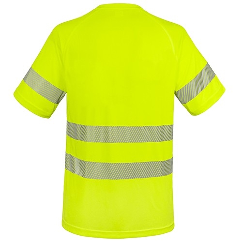 T-SHIRT WITH POCKET AND ELASTIC REFLECTIVE BANDS "QVO"
