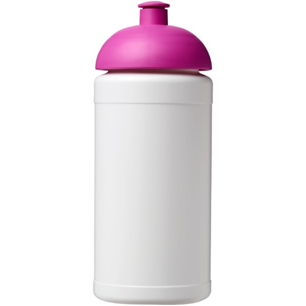 Sportovní láhev s kupolovitým víčkem Baseline® Plus 500 ml - Bílá / Růžová