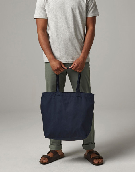 Premium Cotton Maxi Tote - Graphite / ONE SIZE