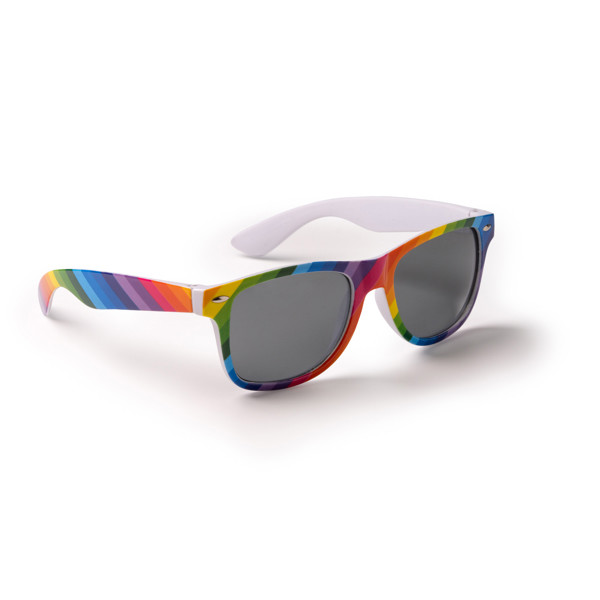 Promotional sunglasses UV400 protection multicolor frame