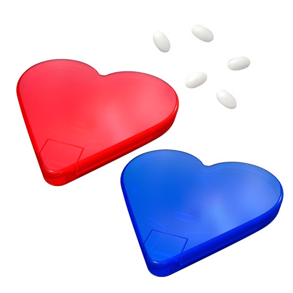 Mint Dispenser "Heart" - White