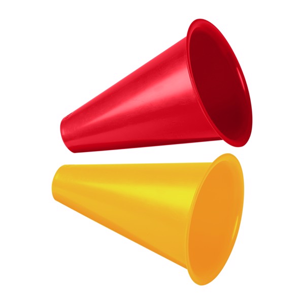 Megaphone "Fan Horn" - White