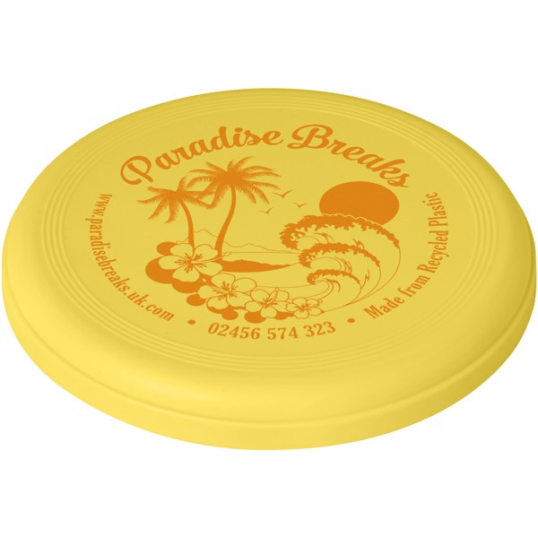 Frisbee recyclé Crest - Jaune