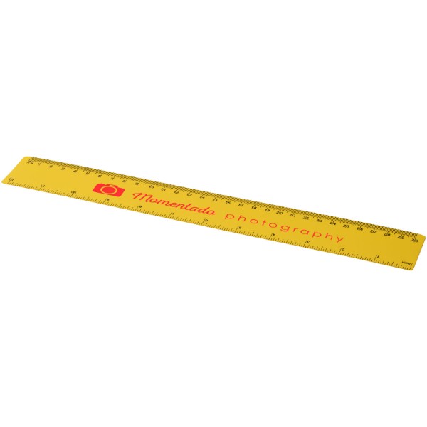 Linijka Rothko PP o długości 30 cm - Żółty