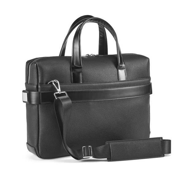 PS - EMPIRE SUITCASE II. 15'6" Executive laptop briefcase in poly leather