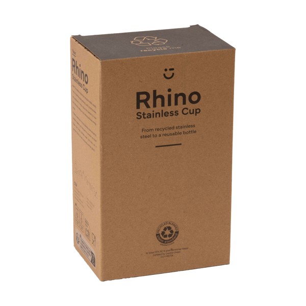 Rhino RCS Recycled Steel Cup 900 ml - Blanc