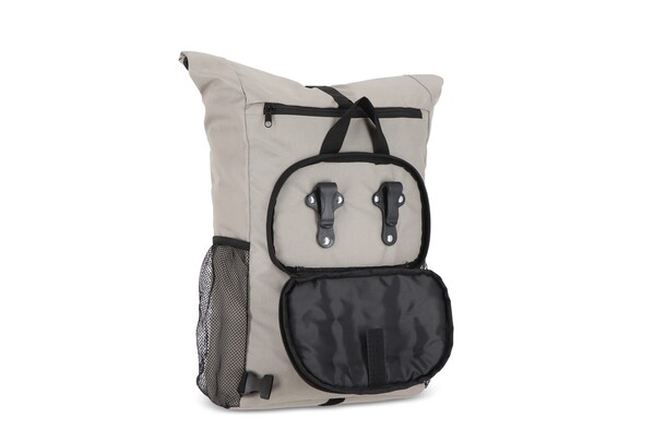 R-PET 600D Rolltop sac à dos vélo 20L - Gris