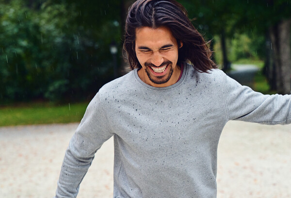 Alder Crewneck Grey melange 4XL