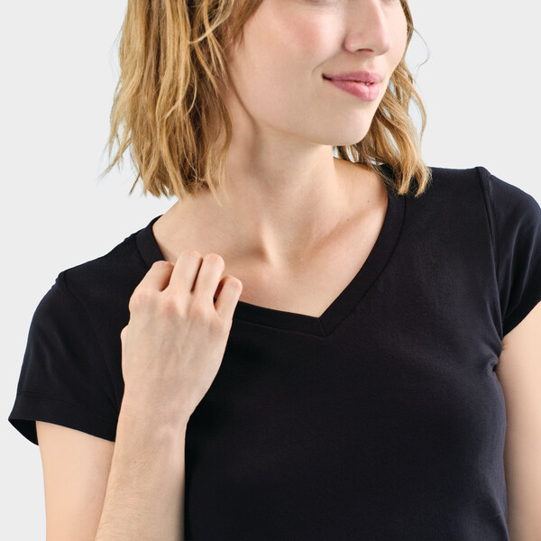 MOON T-SHIRT SENHORA 150g - Preto ProfundoXXL