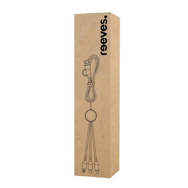 Câble de Charge 6 en 1 avec Lumière PUHALANI LONG - noir / blanc