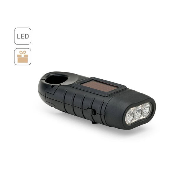 SOLARKY. Kompaktna ABS svjetiljka snage 0'5 W s 3 bijele LED žarulje (90 lumena)
