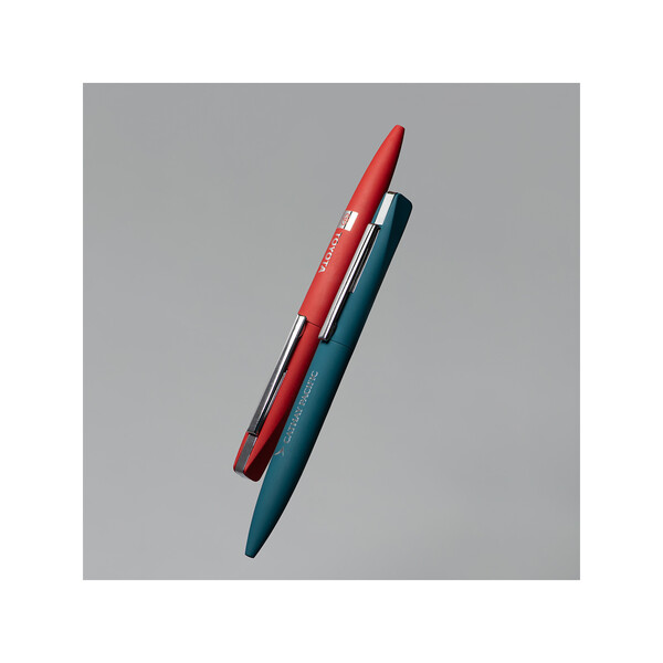 SIM - BND66 - Stylo à bille à torsion en acier inoxydable recyclé