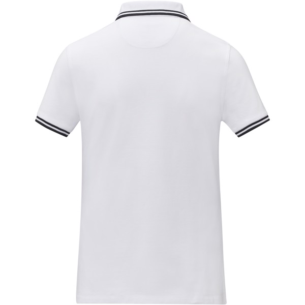 Amarago short sleeve women's tipping polo - White / XS