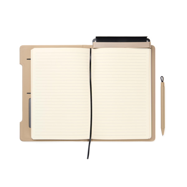 VINGA Baltimore RCS 4-in-1 Refillable Notebook - Greige