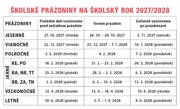 Stolový Kalendár Riadkový S Veľkými Písmenami 2027