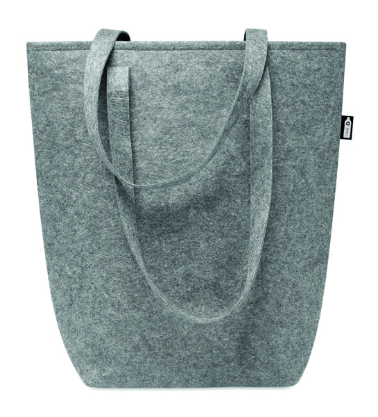 RPET felt shopping bag Taslo - Grey