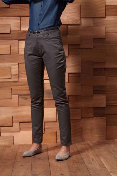 Ladies' Performance Chino Jeans - Steel / S
