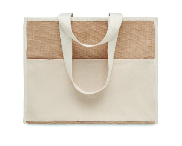 Sac shopping en toile et jute Campo De Geli