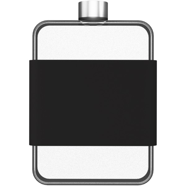 SCX.design D20 450 ml flat Tritan water bottle with silicone sleeve