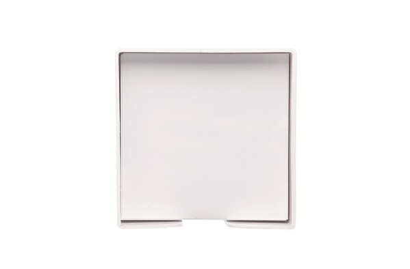 Bloc de papier dans un bac à cubes 10x10x10cm - Blanc