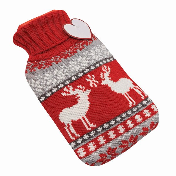 Hot Water Bottle Cuddle - Red