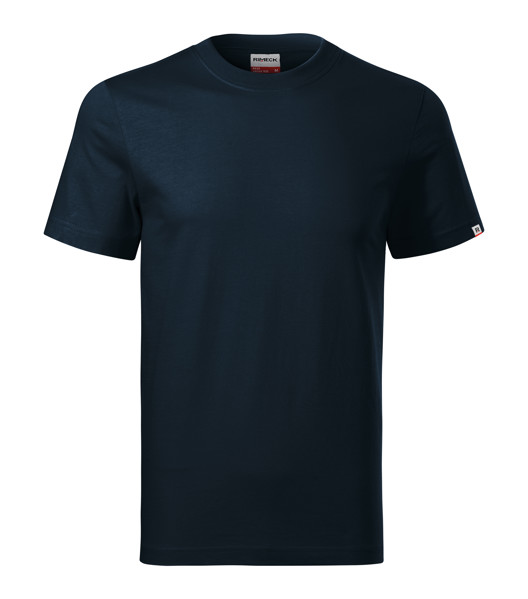 Tričko Unisex Rimeck® Base - Námořní Modrá 02 (Brand Label) / L