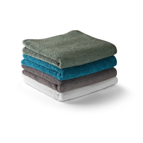 BARDEM M. Ručník na obličej (500 g/m²) z bavlny (82 %) a recyklované bavlny (18 %) - Bílá