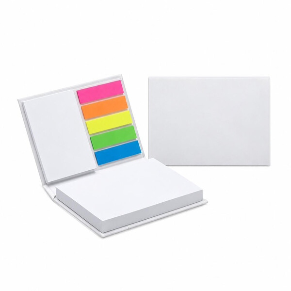 Paper hard cover memo pad (EU made) - Full colour