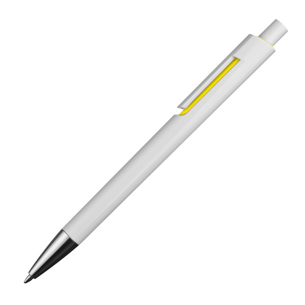 DEAN Plastové guľôčkové pero - Yellow
