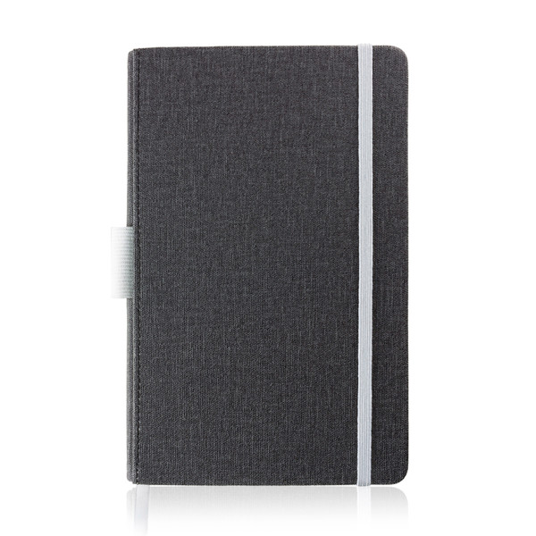 Bloco De Notas A5 Com Capa Em Pu E Porta-Esferográfica - Branco