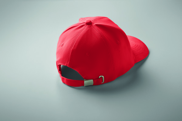6 panel baseball cap Buffalo - White / Red