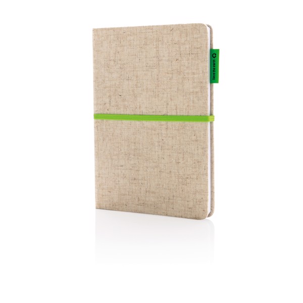 A5 jute notebook