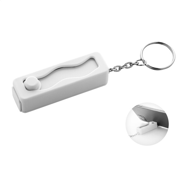 Rabs Antistress Keyring Zencall - White
