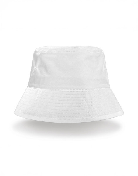 Recycled Bound Edged Bucket Hat - White / L/XL