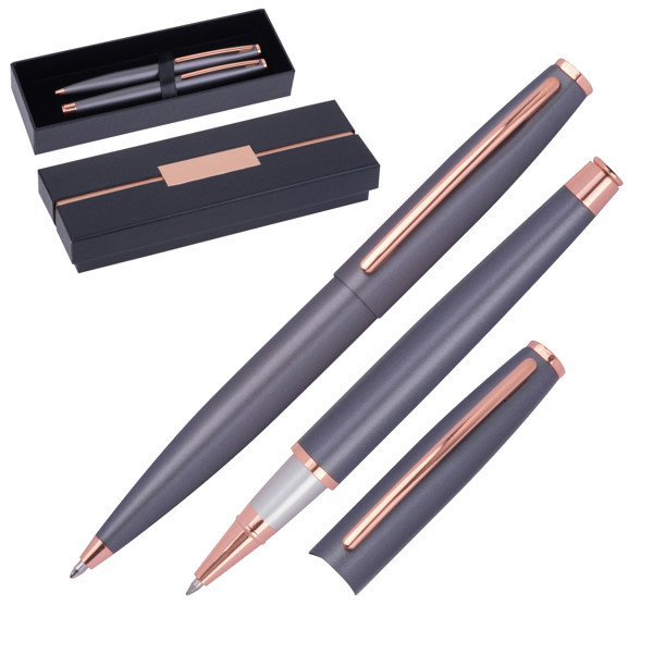 CrisMa metal writing set GEORGIA - Anthracite